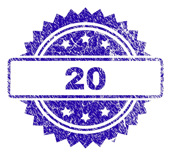 Grunge 20 sigillo timbro — Vettoriale Stock