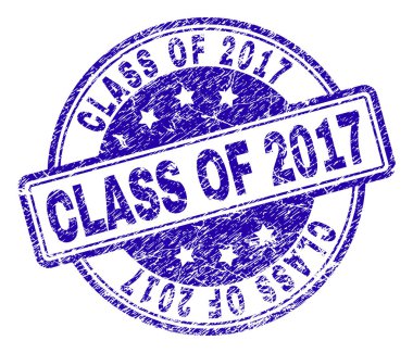 Çizik dokulu sınıf 2017 damga mühür