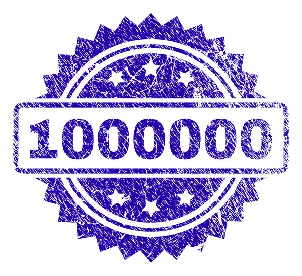 Sello de sello rayado 1000000 — Vector de stock