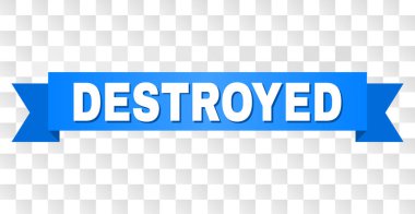 Yok edilen metin ile mavi bant