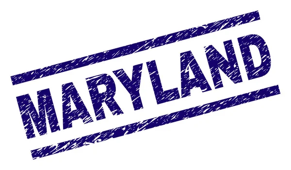 Grunge texturerat Maryland stämpelplatta — Stock vektor