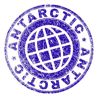 Dokulu Antarktika damga mühür çizik