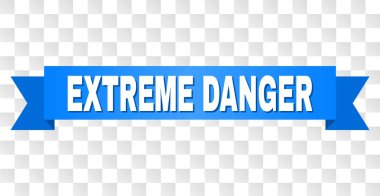 Mavi şerit aşırı tehlike açıklamalı alt yazılı