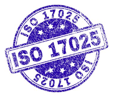 Grunge ISO 17025 damga mühür dokulu