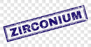 Çizik Zirkonyum dikdörtgen damgası