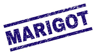 Grunge Marigot damga mühür dokulu