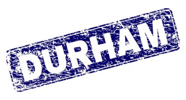 Yuvarlatılmış dikdörtgen damga çizilmiş Durham çerçeveli
