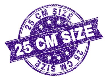 Grunge 25 Cm boyut damga mühür dokulu