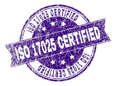Grunge ISO 17025 onaylı damga mühür dokulu