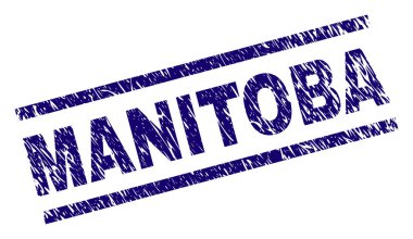 Grunge Manitoba damga mühür dokulu