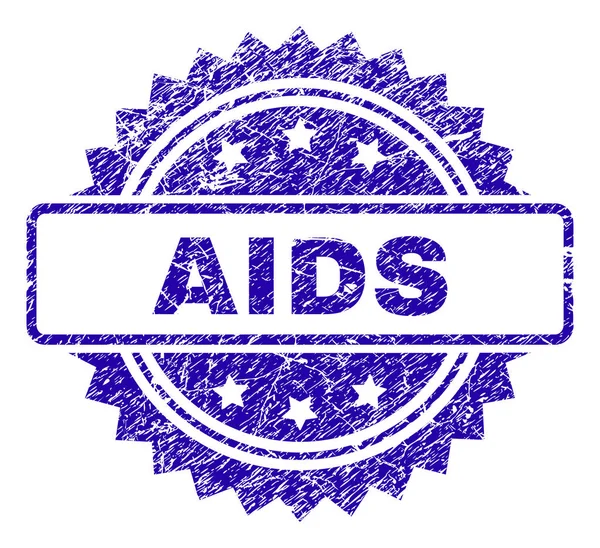 Poškrábaný Aids destička — Stockový vektor