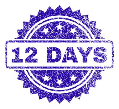 Grunge 12 gün damga mühür