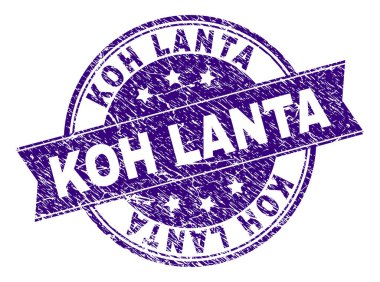 Grunge Koh Lanta damga mühür dokulu
