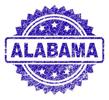 Grunge Alabama damga mühür