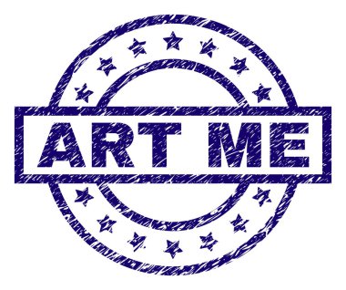 Grunge bana damga mühür sanat dokulu