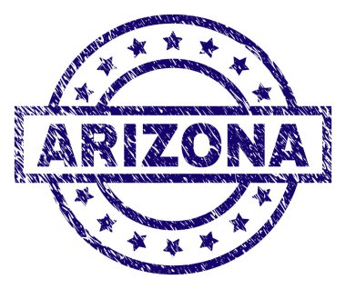 Grunge Arizona damga mühür dokulu