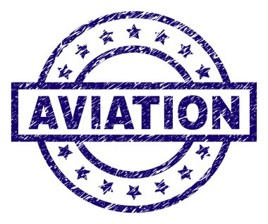 Dokulu Havacılık damga mühür çizik