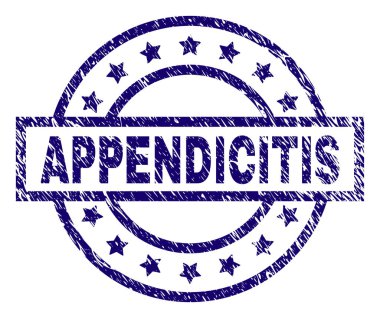 Dokulu apandisit damga mühür çizik