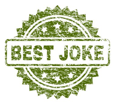 Çizik dokulu en iyi şaka damga mühür