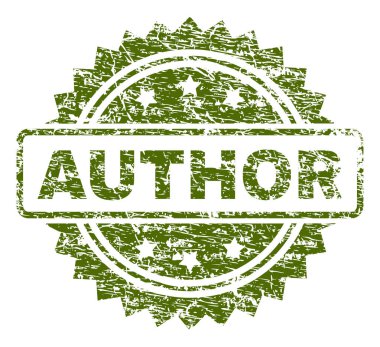 Grunge yazar damga mühür dokulu