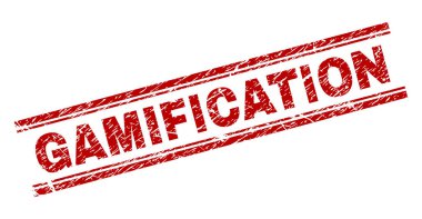 Gamification damga mühür grunge dokulu