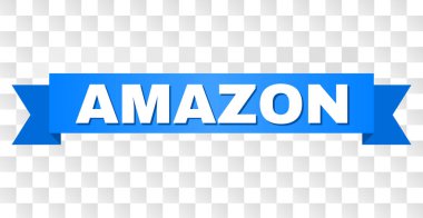 Amazon metin ile mavi bant