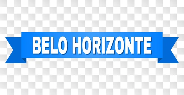 Modrá stuha s titulkem Belo Horizonte — Stockový vektor