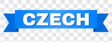 Mavi şerit çek başlık ile