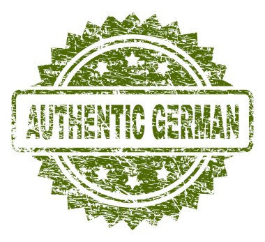 Dokulu otantik Alman damga mühür çizik