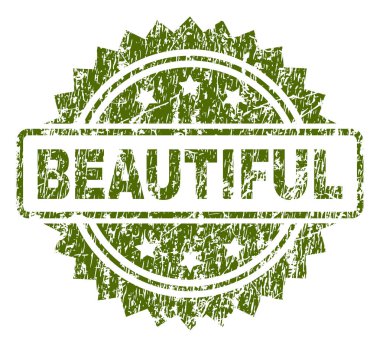 Dokulu güzel damga mühür çizik