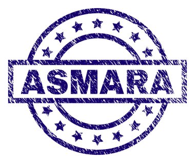 Dokulu Asmara damga mühür çizik