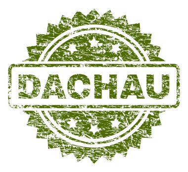 Grunge Dachau damga mühür dokulu