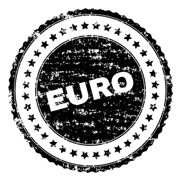 Streszczenie teksturowanej plombie Euro — Wektor stockowy