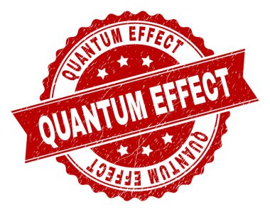 Dokulu kuantum etkisi damga mühür çizik