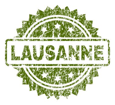 Grunge Lausanne damga mühür dokulu