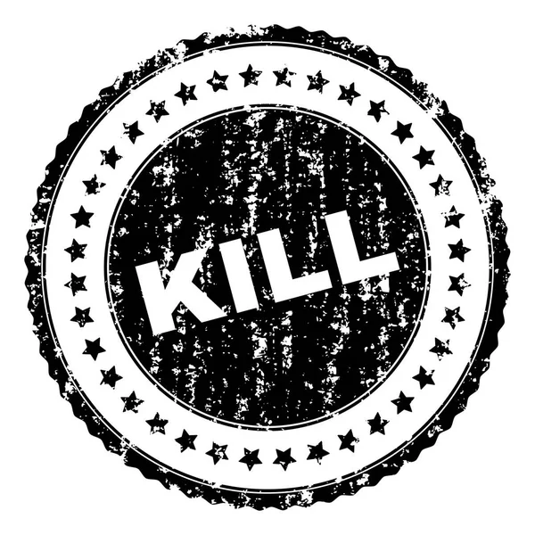 Grunge texturierte Kill-Stempel Siegel — Stockvektor