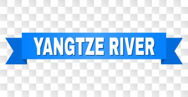 Mavi şerit Yangtze Nehri açıklamalı alt yazılı