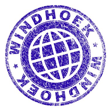 Dokulu Windhoek damga mühür çizik