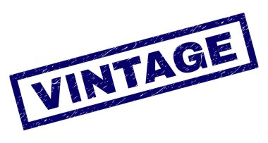 Dikdörtgen Vintage damga çizik