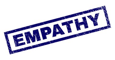 Dikdörtgen Grunge empati damgası