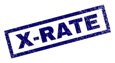 Dikdörtgen X-oran damga çizik