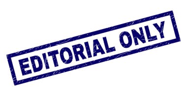 Dikdörtgen Grunge editoryal tek damgası