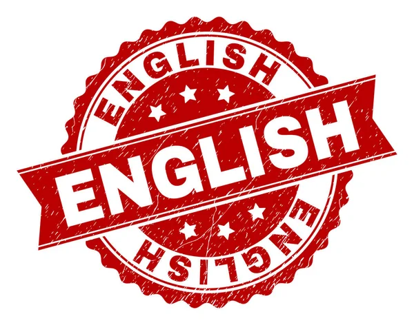 Grunge texturizado selo de selo ENGLISH —  Vetores de Stock