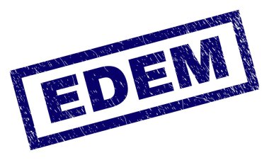 Dikdörtgen Edem damga çizik