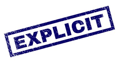 Dikdörtgen açık pul çizik