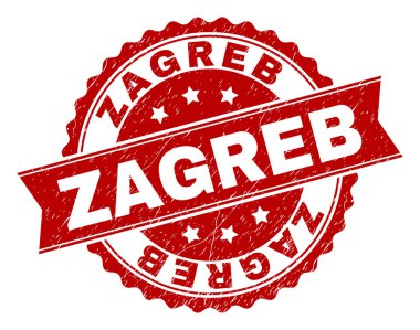 Grunge Zagreb damga mühür dokulu