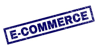 E-ticaret damga dikdörtgen çizik