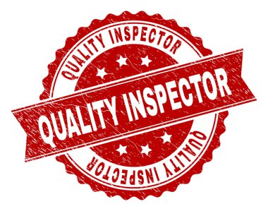 Grunge kalite Müfettiş damga mühür dokulu