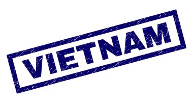 Dikdörtgen Vietnam damga çizik