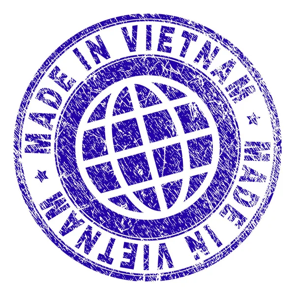 Grunge Textured MADE IN VIETNAM Sigillo francobollo — Vettoriale Stock
